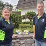 MichelleProuting and Andrew Saunders from Kai for Kids student lunch boxes