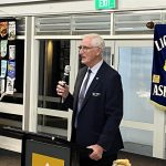 Ashburton Lions outgoing president Roger Paterson.