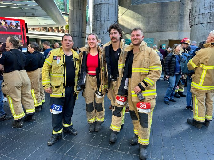 Ash 29 fire climb AVFB members