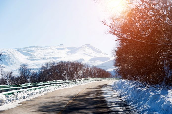 snow road