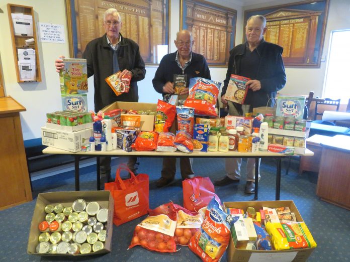 Ash 31 Masonic Gift Foodbank
