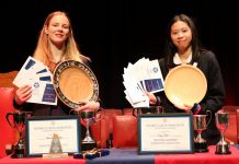 Bella and Lily top of class