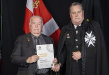 Honouring long service with St John