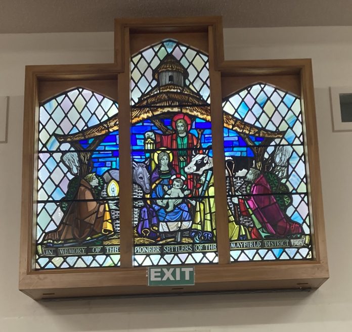 Ash9 Mayfield Window hall memorial window