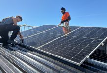 Team effort for solar panels