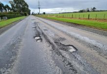 Truck crashes, killing livestock, on ‘potholed’ road due for repairs