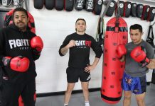 Kickboxer ‘staying in the purple’